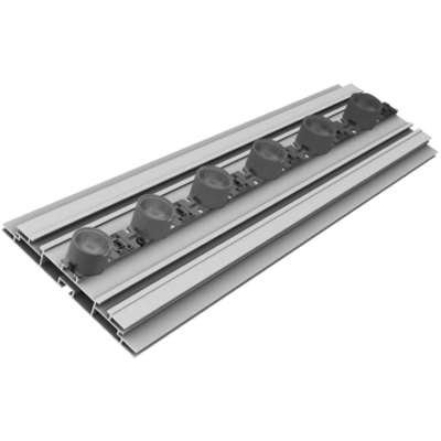 CROWN LED Textile Light Box Double Sided. Visible Banner 150x210cm - Without Bases