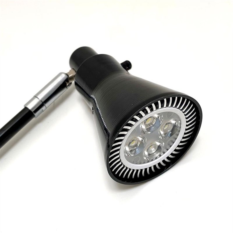LED Spot Round, black, 10 Watt, for Roll-up