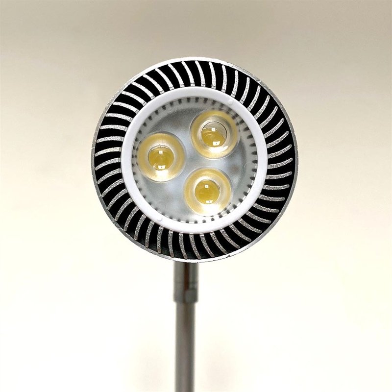 LED Spot Round, silver, 10 Watt, for Roll-up