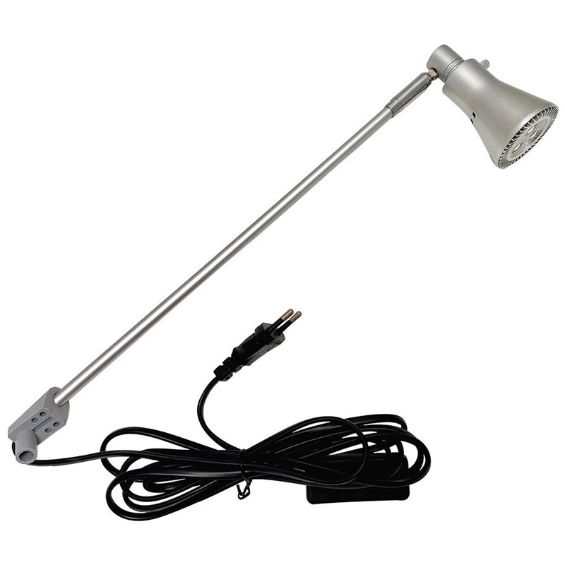 LED Spot Round, silver, 10 Watt, for Roll-up