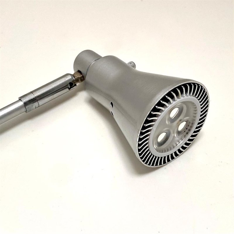 LED Spot Round, silver, 10 Watt, for Roll-up