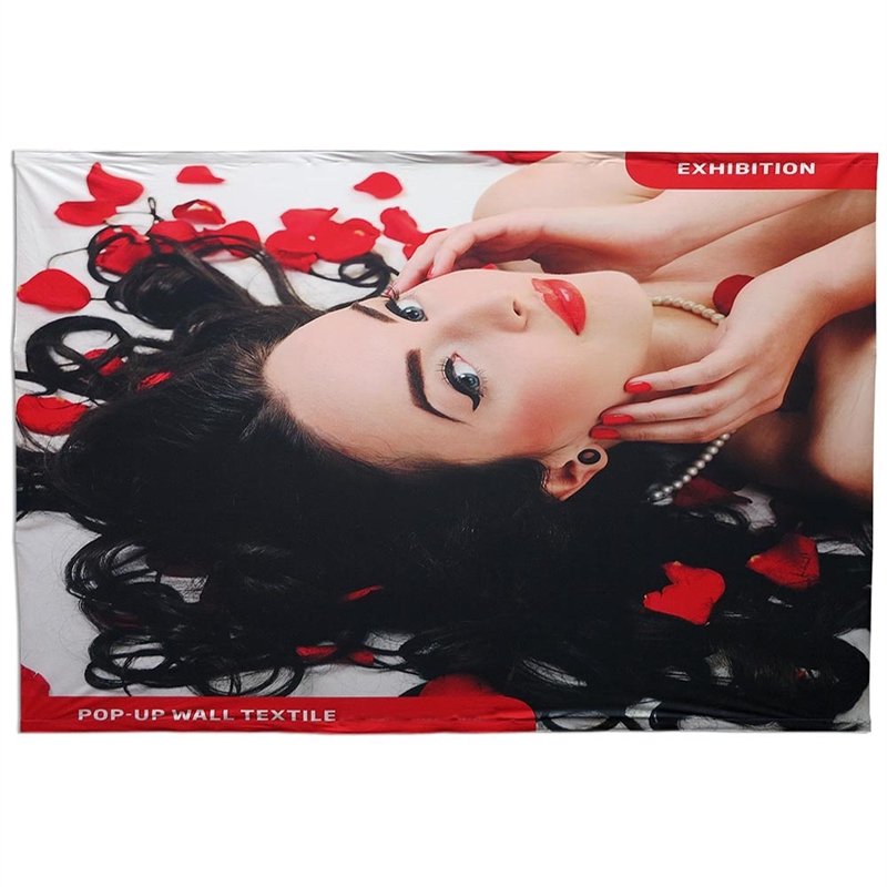 Exhibition Wall Pop-up Wall Textile, 5 Sections