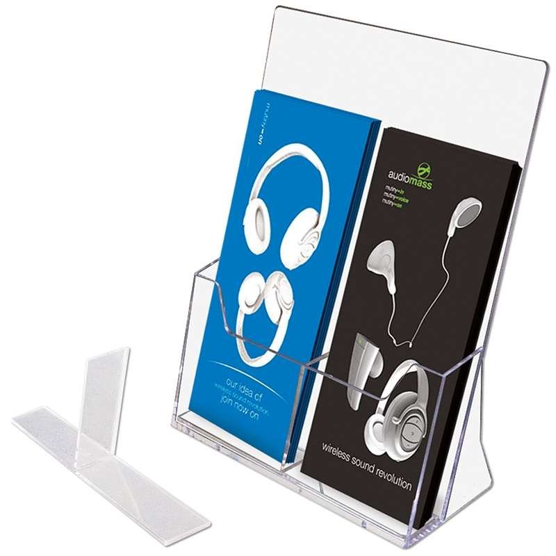 Divider, acrylic (for Table & Wall Dispenser 2 x A5 art. 2576)