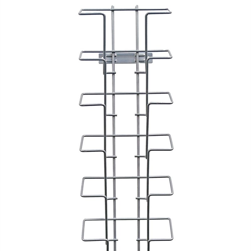 Wireholder Wall 9 x A5, silver