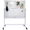 Whiteboard Pro: Enameled Swivel Board 150x120 cm on Mobile Stand #2