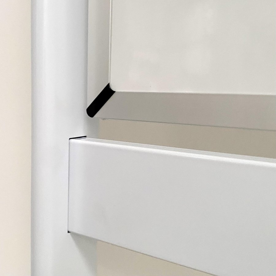 Whiteboard Pro: Enameled Swivel Board 150x120 cm on Mobile Stand