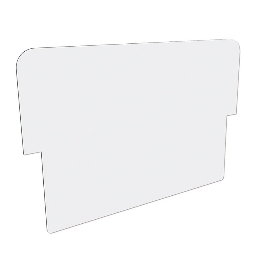 Logo plate for AluLine A2 white