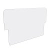 Logo plate for AluLine 70x100cm white #1