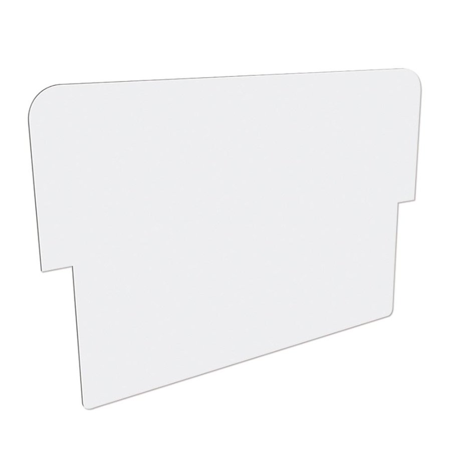 Logo plate for AluLine 70x100cm white