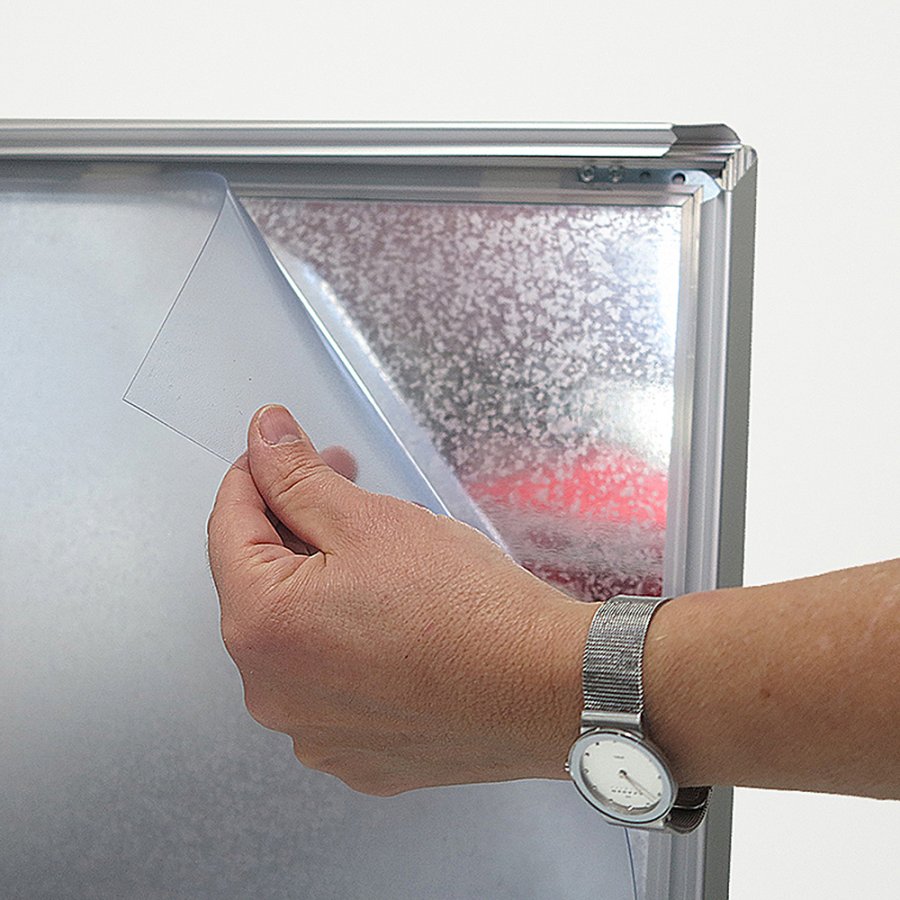 Alu-Line Standard Pavement Board, silver, 70 x 100 cm