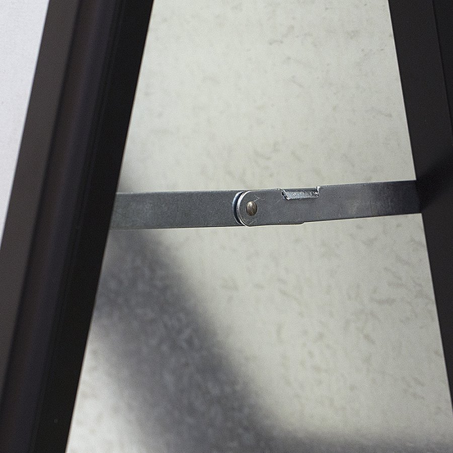 Alu-Line Standard Pavement Board, black, 70 x 100 cm