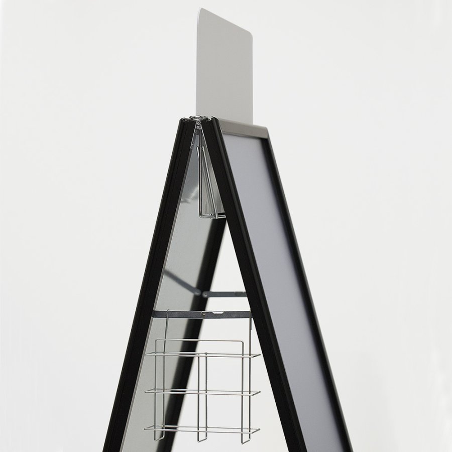 Alu-Line Standard Pavement Board, black, 70 x 100 cm