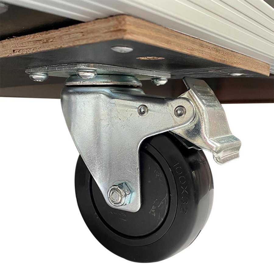 Wheel without brake for Transport Flight case