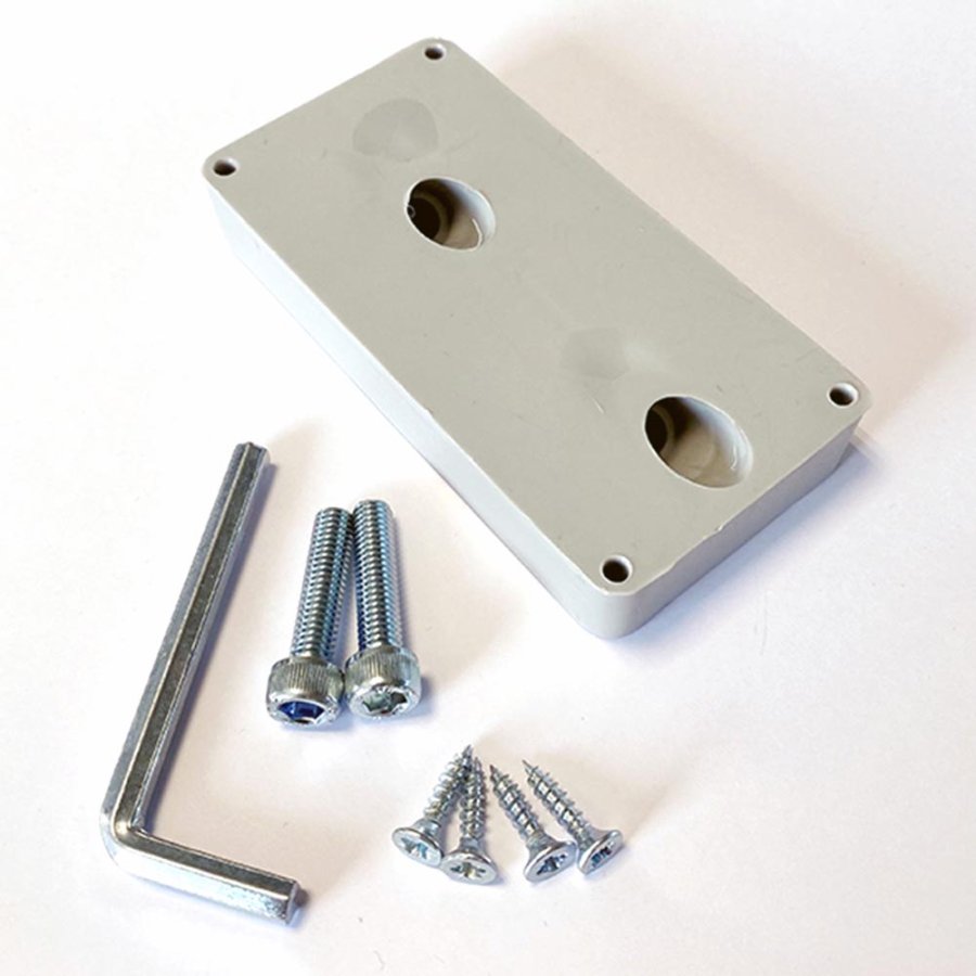 Fixing for Horisontal A4 brochureholder på Expo Brochure Stand - grey