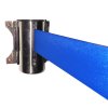 Crowd control belt dispenser wall, blue #9