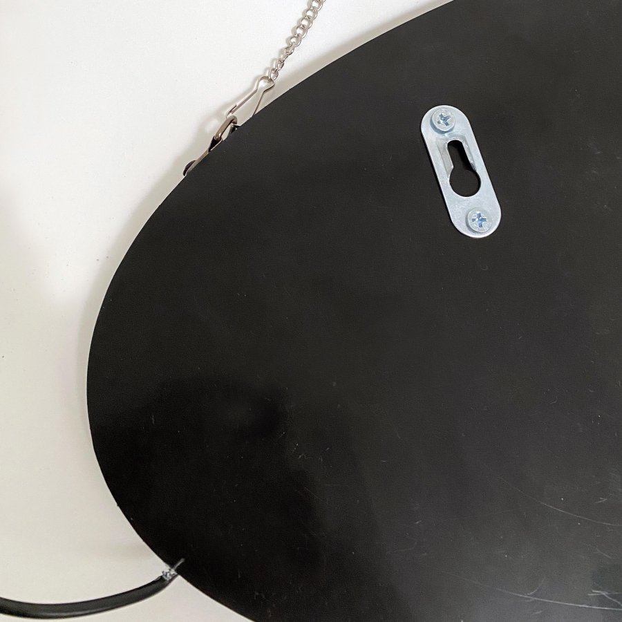 Attractive LED Open Sign - Black Design with Red Text and Blue Circle