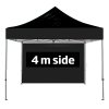 4 m side with zip and Velcro (for Event Tent Lux 4 x 4 m) #1