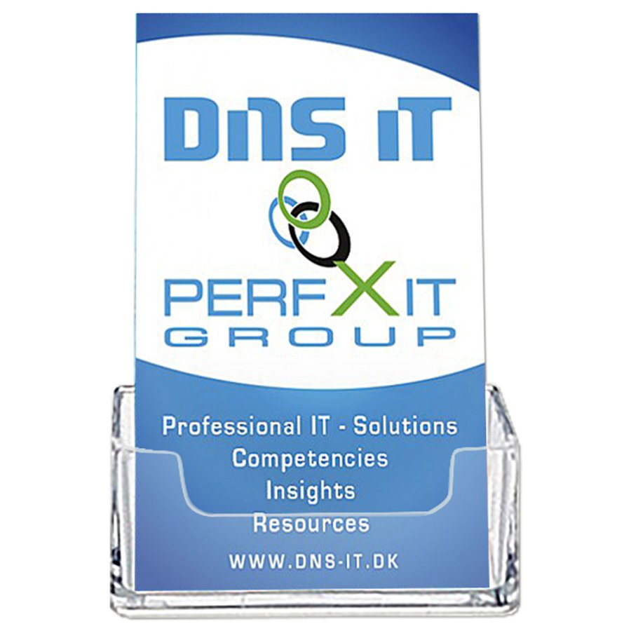 Cardholder vertical, acrylic