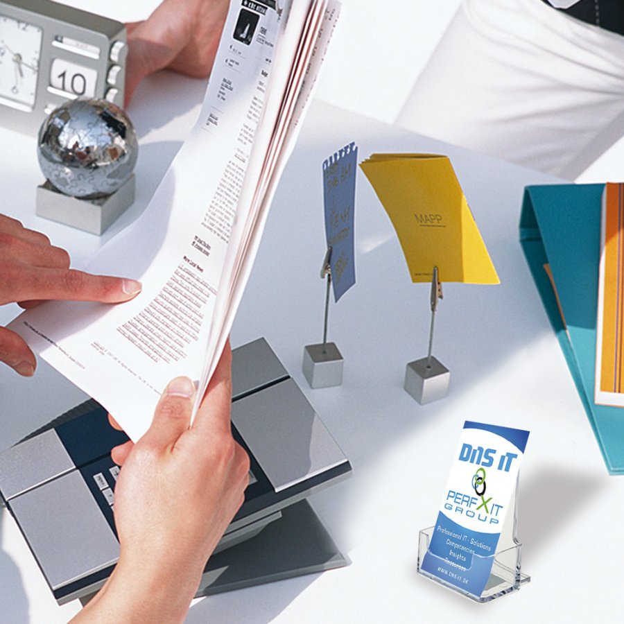 Cardholder vertical, acrylic