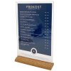 Cork Menu Card Holder A4 #1