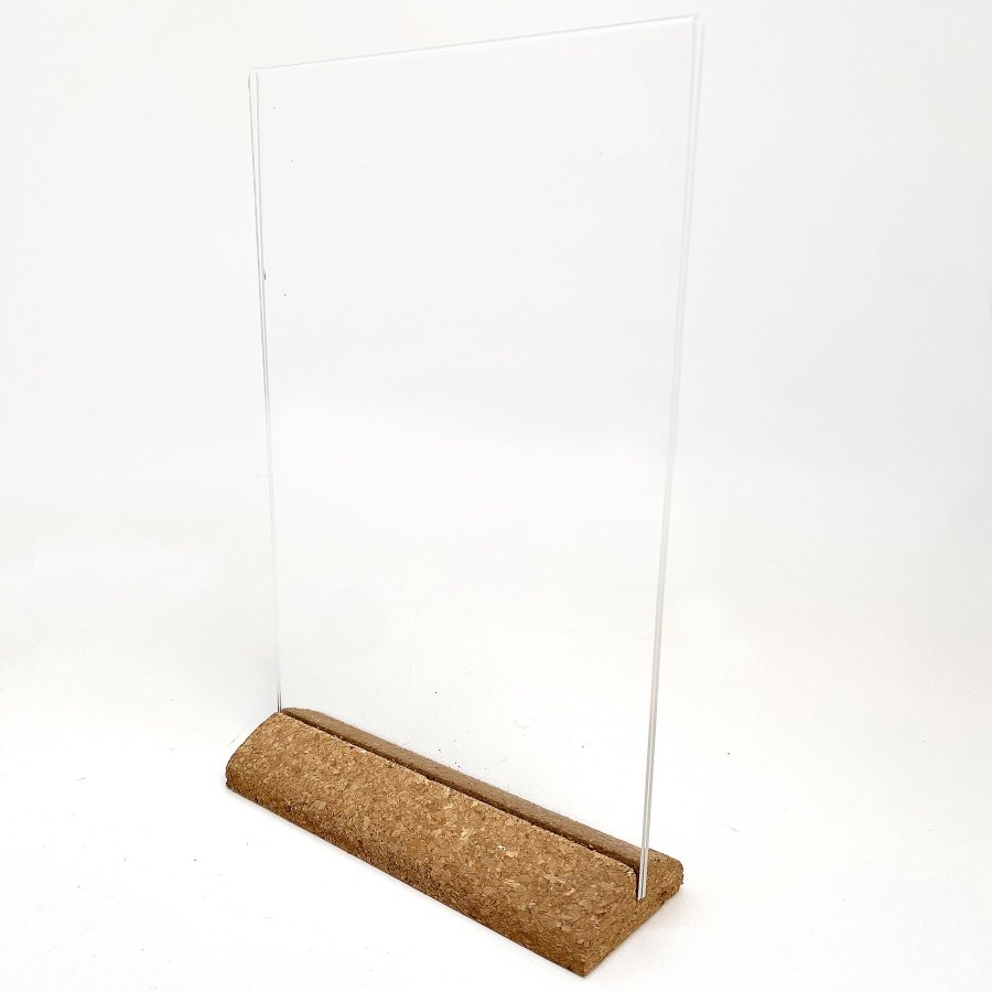 Cork Menu Card Holder A4 #2