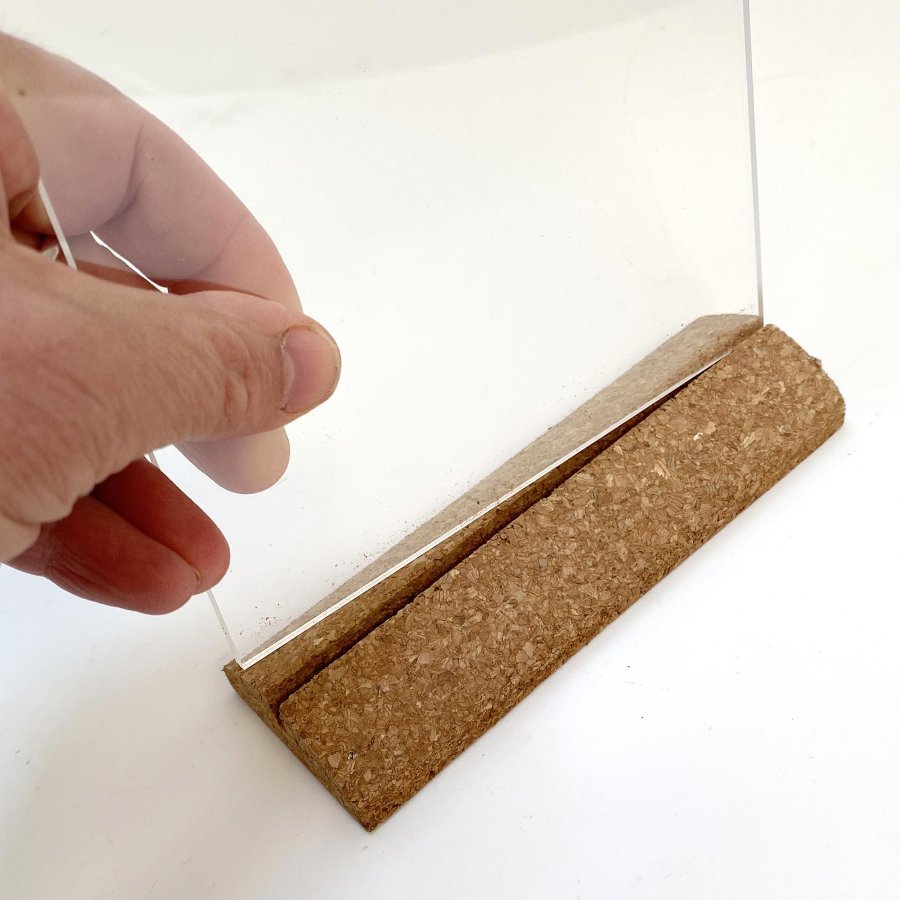 Cork Menu Card Holder A4 #5