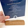 Cork Menu card holder A5 #6