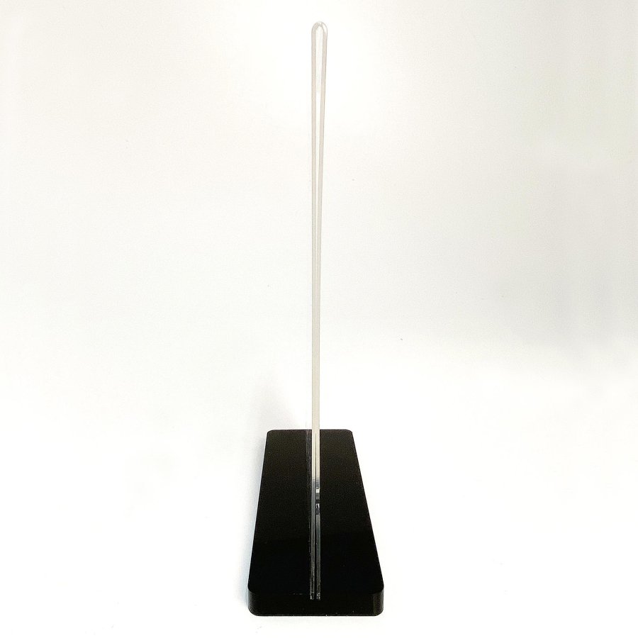 Black Bottom Menuholder, acrylic, A5