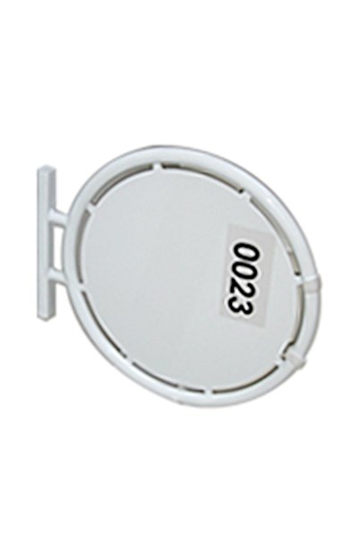 OUTDOOR SIGN circle Ø70cm, double-sided - white