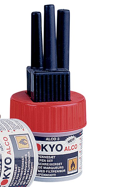 TOKYO ALCO 3 felt pen set red