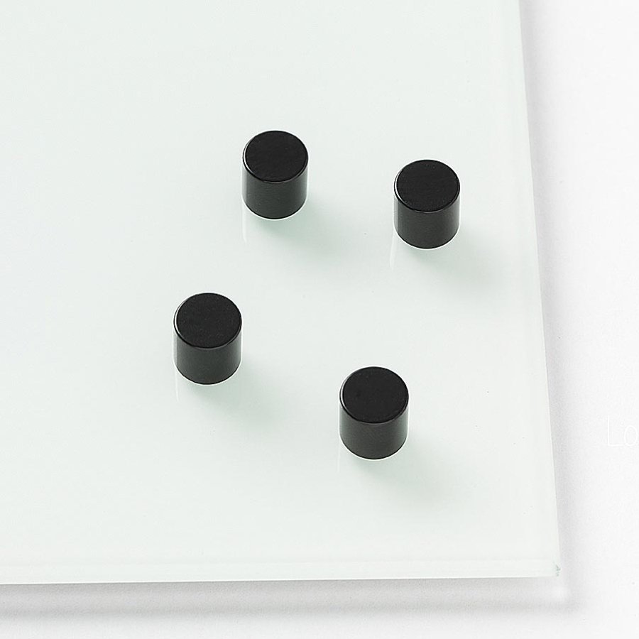 Super strong black steel magnets, 4 pcs.