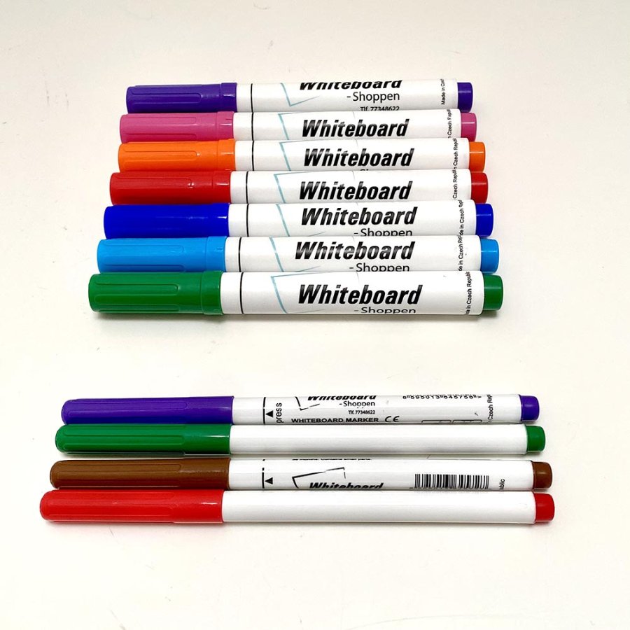 Color set, assorted whiteboard markers, 11 pcs.