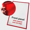 APET faceplate with magnet A1 with red printed border #1