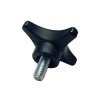 Wing screw without rubber ring, for Crown Truss, black #1