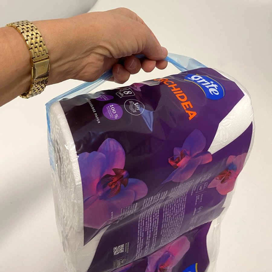 Toilet paper, Grite Orchidea White, 3-ply, 100% virgin fiber, 56 rolls