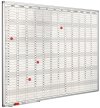 'Annual Calendar Planning Board 120x200cm with Date Strips - Ideal for Organization' #1