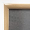 Alu Snap Frame 25 mm A1 in Light Wood Look - Perfect for Presentations #2