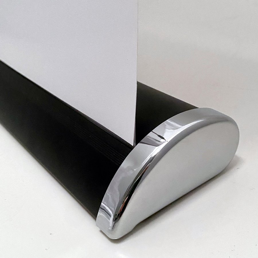 Mini Roll-up in Black A3 Aluminum - Perfect for Exhibitions and Presentations