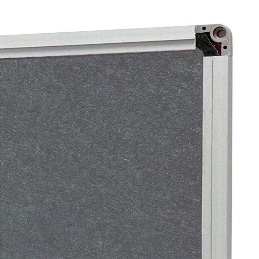Inspiring Note Board with Aluminum Frame in Gray - 45x60 cm