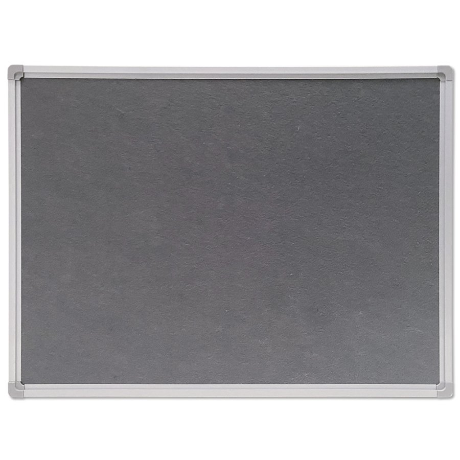 Inspiring Note Board with Aluminum Frame in Gray - 45x60 cm