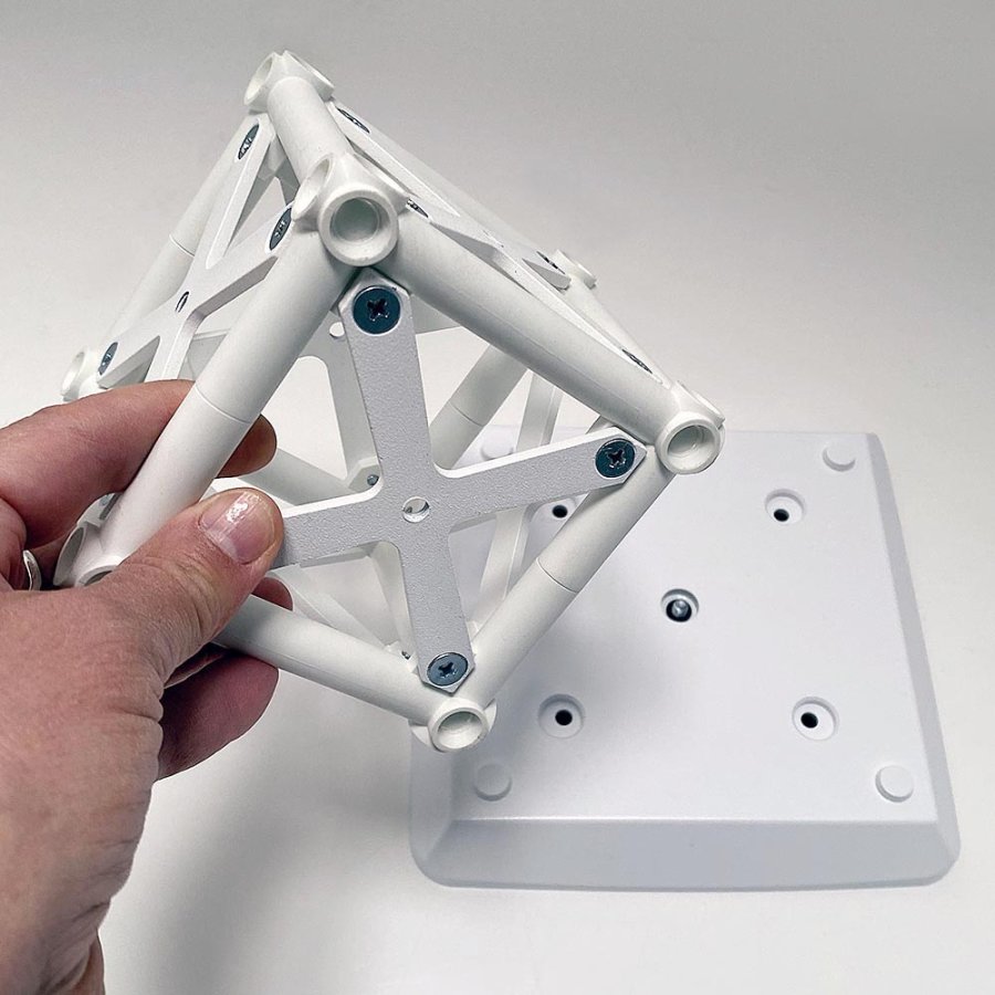 Base Regular 20 x 20 cm, for Crown Truss 10, white