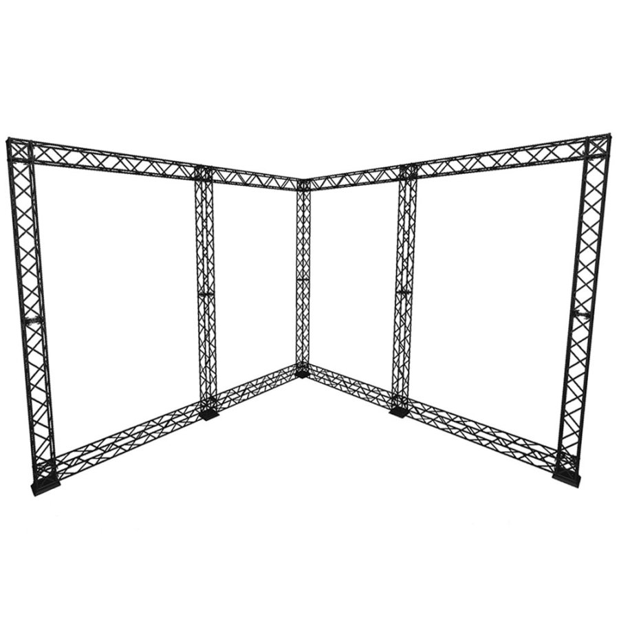 Connecting Cross, for Crown Truss 10, black