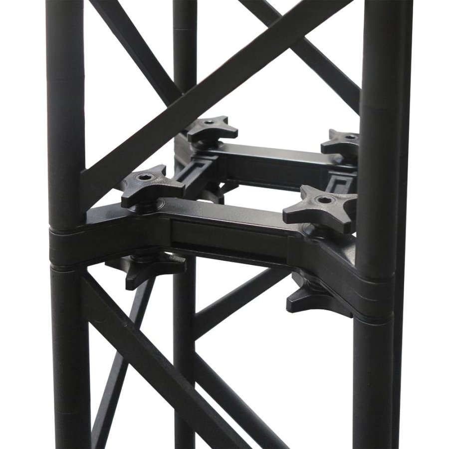 Connecting Cross, for Crown Truss 10, black