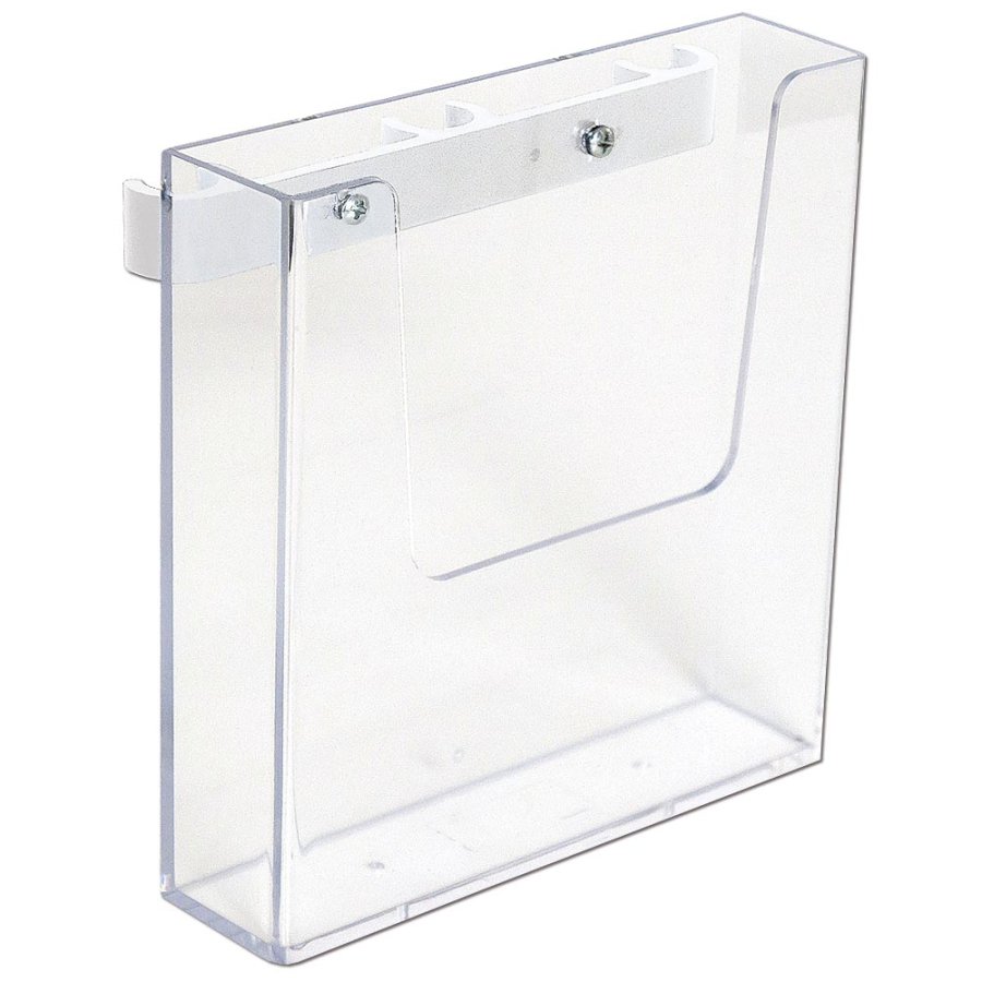 CROWN TRUSS 10x10, Brochure dispenser A5 with fitting - white