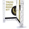 CROWN TRUSS 10x10, Brochure dispenser A4 with fitting - white #2