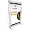 Crown Truss Single Banner, 10 x 10 cm, white exhibition wall #1