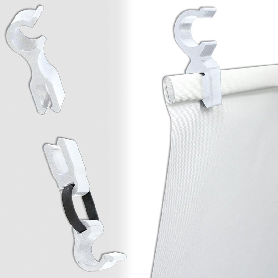 Crown Truss Single Banner, 10 x 10 cm, white exhibition wall