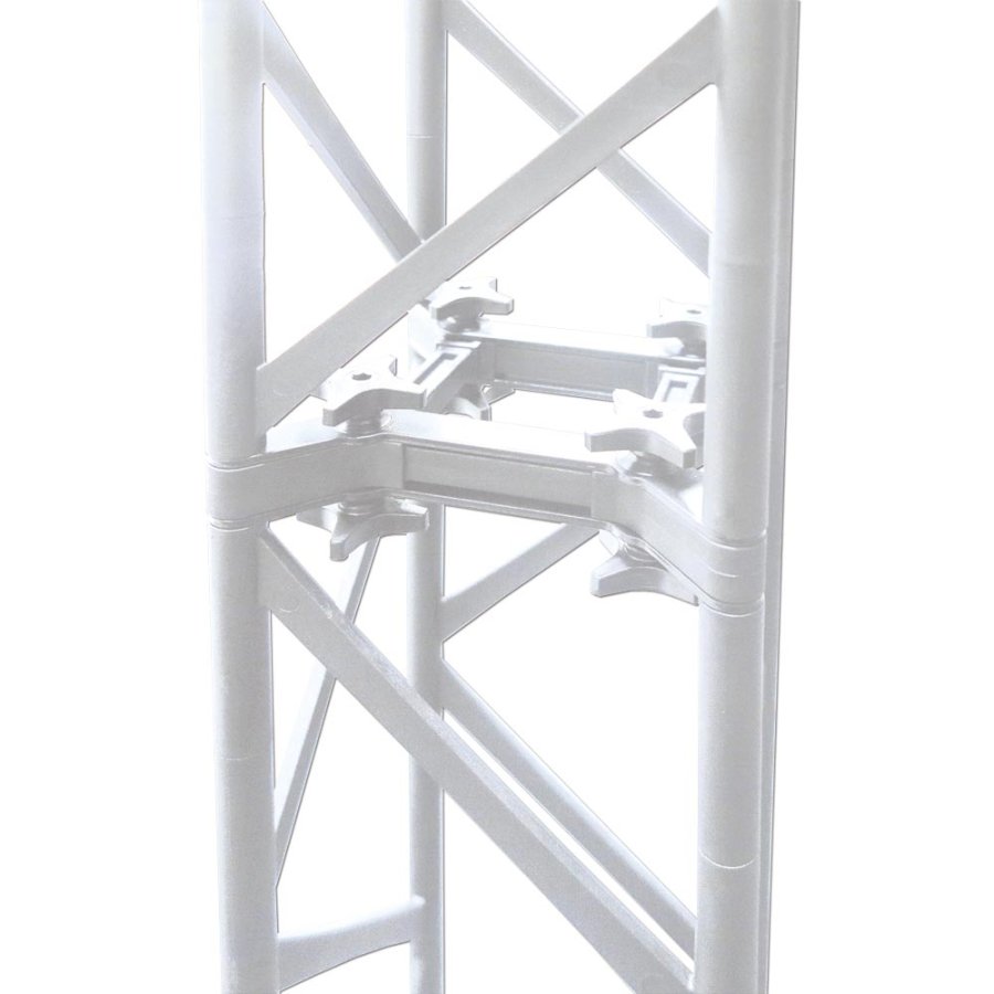 Connecting Cross, for Crown Truss 15, white