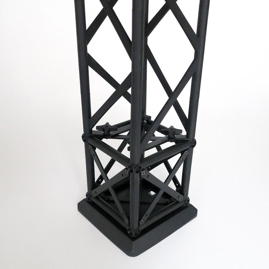 Base Regular, 20 x 20 cm, for Crown Truss 15, black