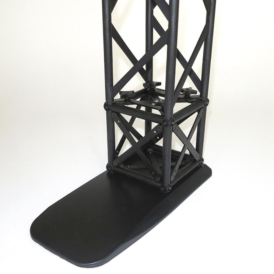 Base Side, 20 x 40 cm, for Crown Truss 15, black